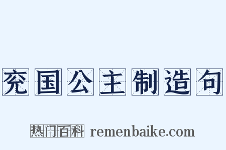 兖国公主制造句是什么意思的图片